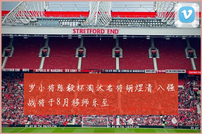 岁小将陈毅杯淘汰名将胡煜清 八强战将于8月移师乐至